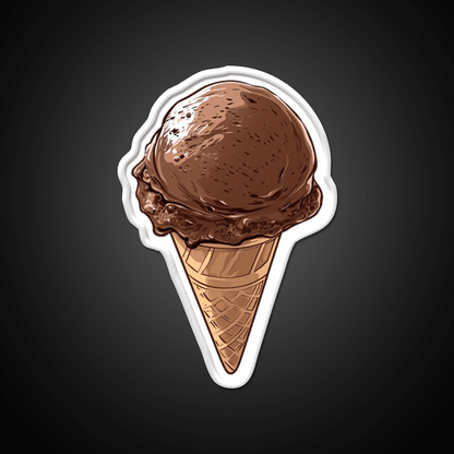 Chocolate Ice Cream Snack Food Led Neon Sign Rgb Color - Shineneon