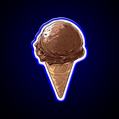 Chocolate Ice Cream Snack Food Led Neon Sign Rgb Color - Shineneon