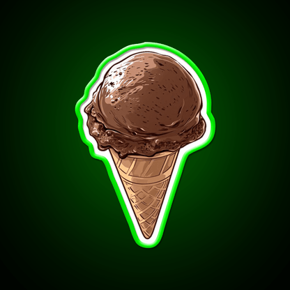 Chocolate Ice Cream Snack Food Led Neon Sign Rgb Color - Shineneon