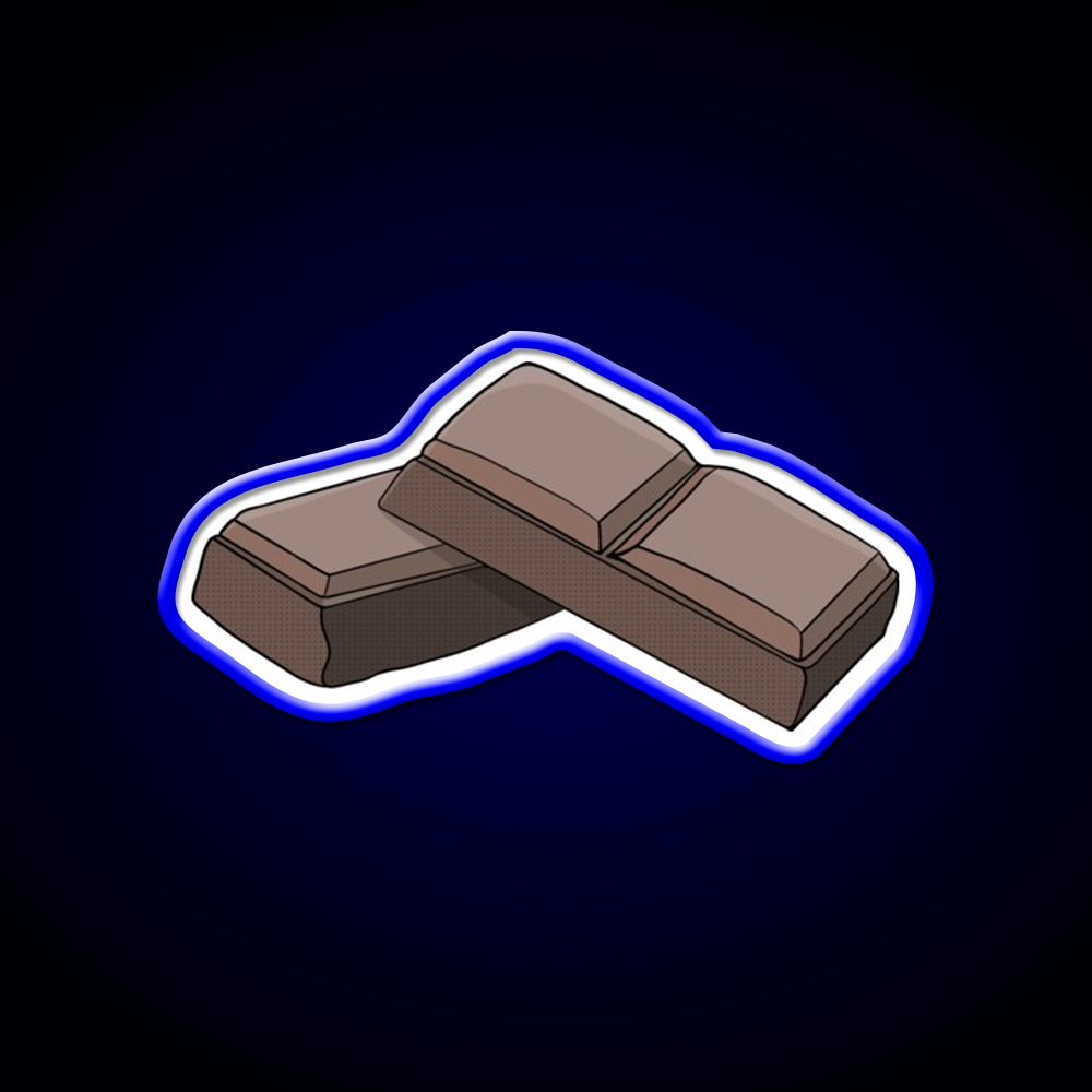 Chocolate Is Delicious Man Cave Bar Led Neon Sign Rgb Color