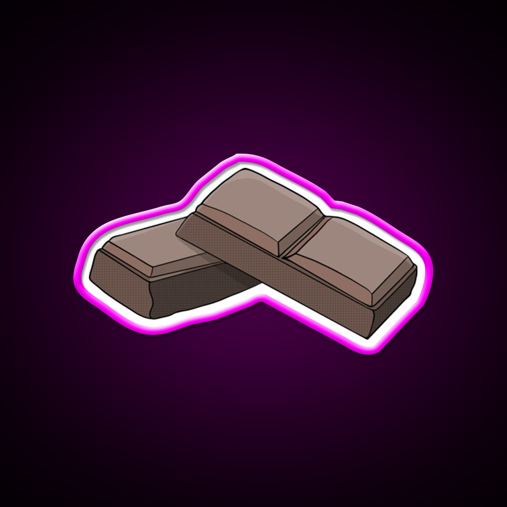 Chocolate Is Delicious Man Cave Bar Led Neon Sign Rgb Color