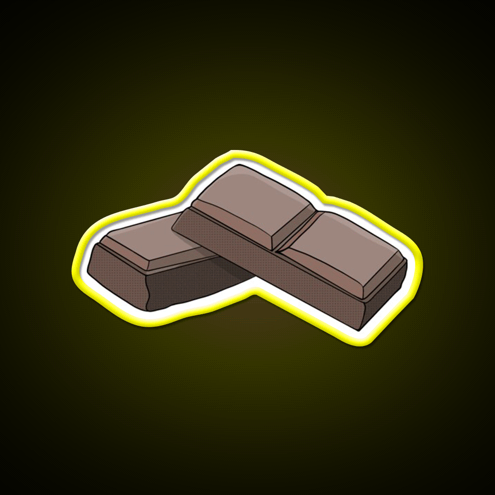 Chocolate Is Delicious Man Cave Bar Led Neon Sign Rgb Color