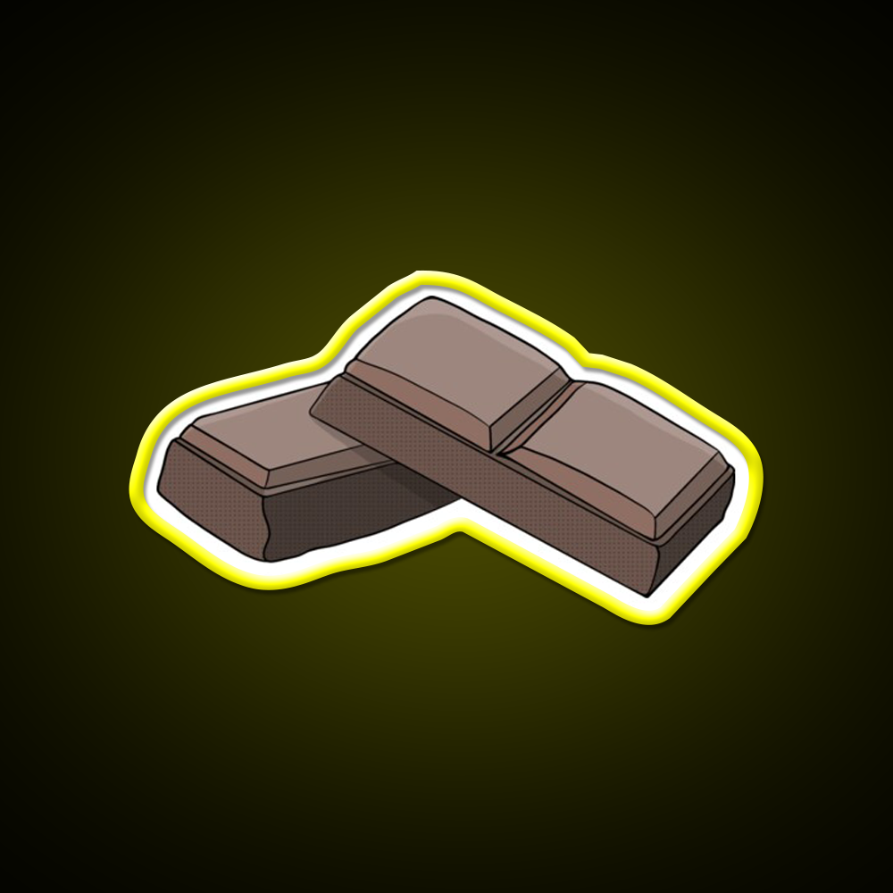 Chocolate Is Delicious Man Cave Bar Led Neon Sign Rgb Color