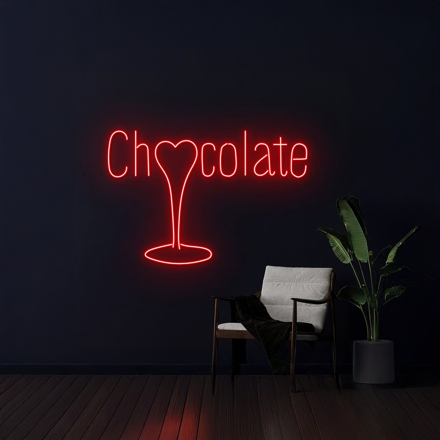 Chocolate Led Sign