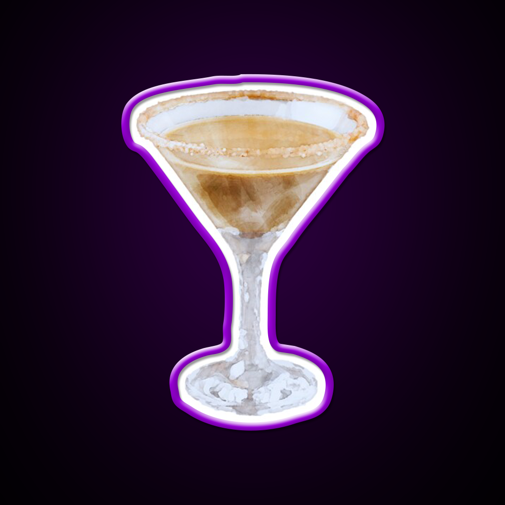 Chocolate Martini Cocktail Bar Decor Led Neon Sign Rgb Color - LED neon sign view 9