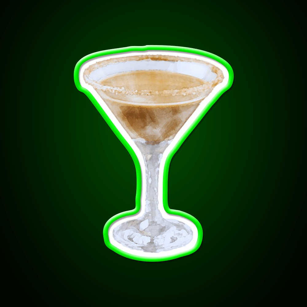 Chocolate Martini Cocktail Bar Decor Led Neon Sign Rgb Color - Shineneon