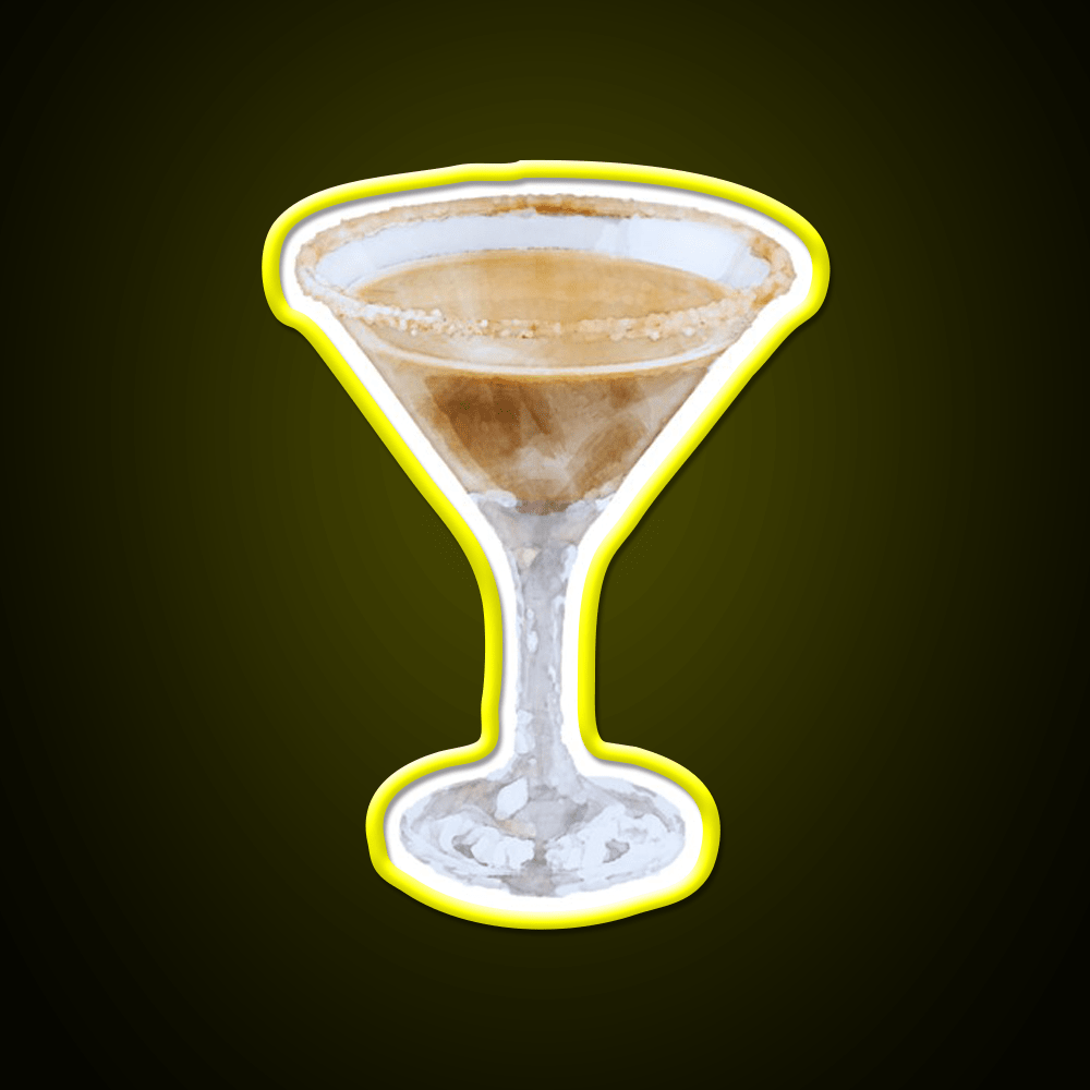 Chocolate Martini Cocktail Bar Decor Led Neon Sign Rgb Color - Shineneon