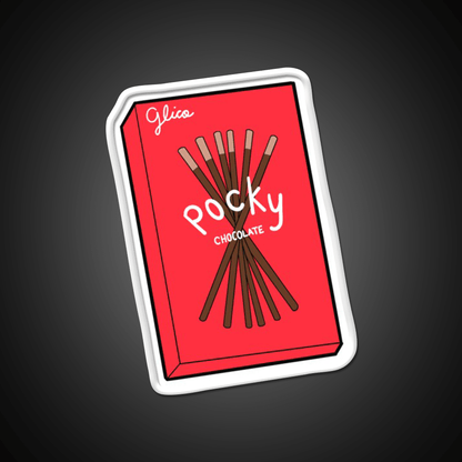 Chocolate Pocky Snack Food Led Neon Sign For Food Counter Rgb Color - Shineneon