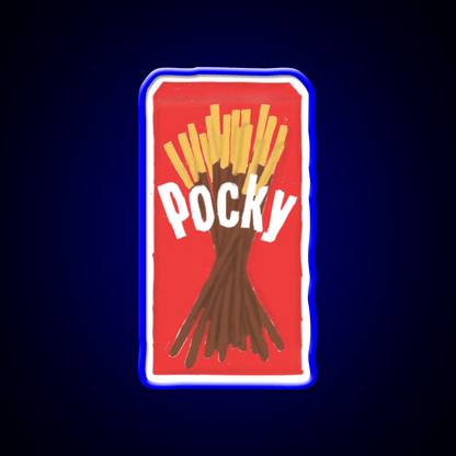 Chocolate Pocky Snack Food Led Neon Sign Rgb Color - Shineneon