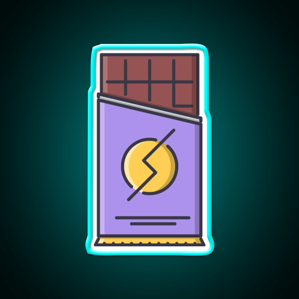 Chocolate Snack Food Led Neon Sign For Snack Room Rgb Color - Shineneon