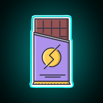 Chocolate Snack Food Led Neon Sign For Snack Room Rgb Color - Shineneon