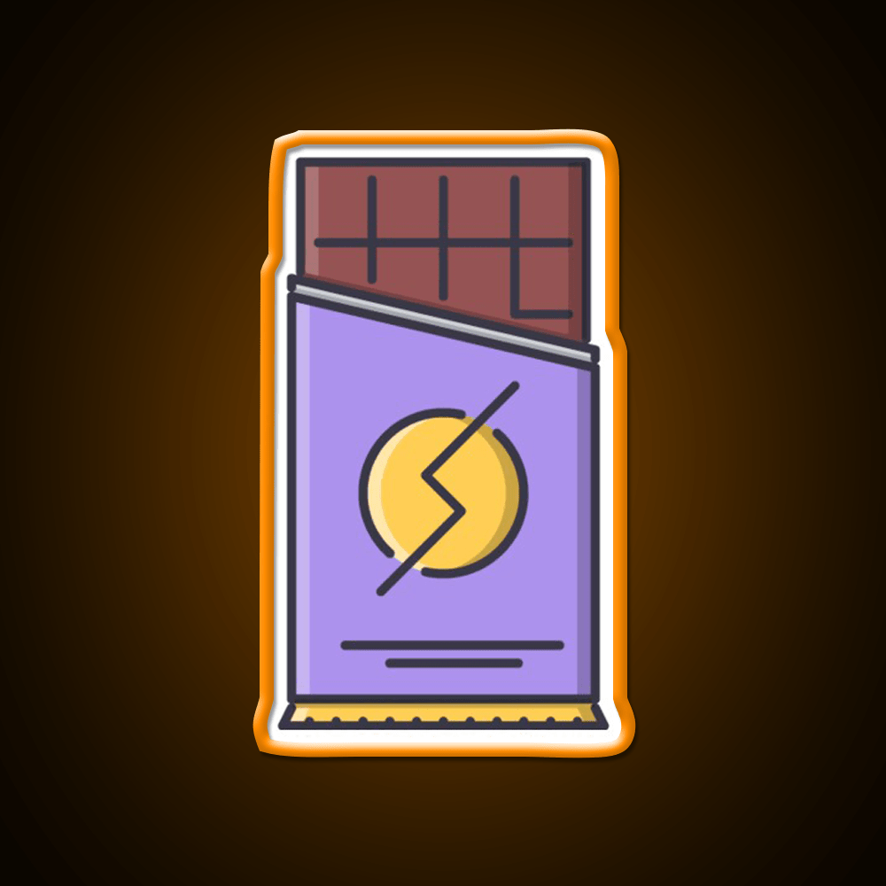 Chocolate Snack Food Led Neon Sign For Snack Room Rgb Color - Shineneon