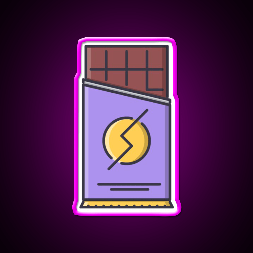 Chocolate Snack Food Led Neon Sign For Snack Room Rgb Color - Shineneon