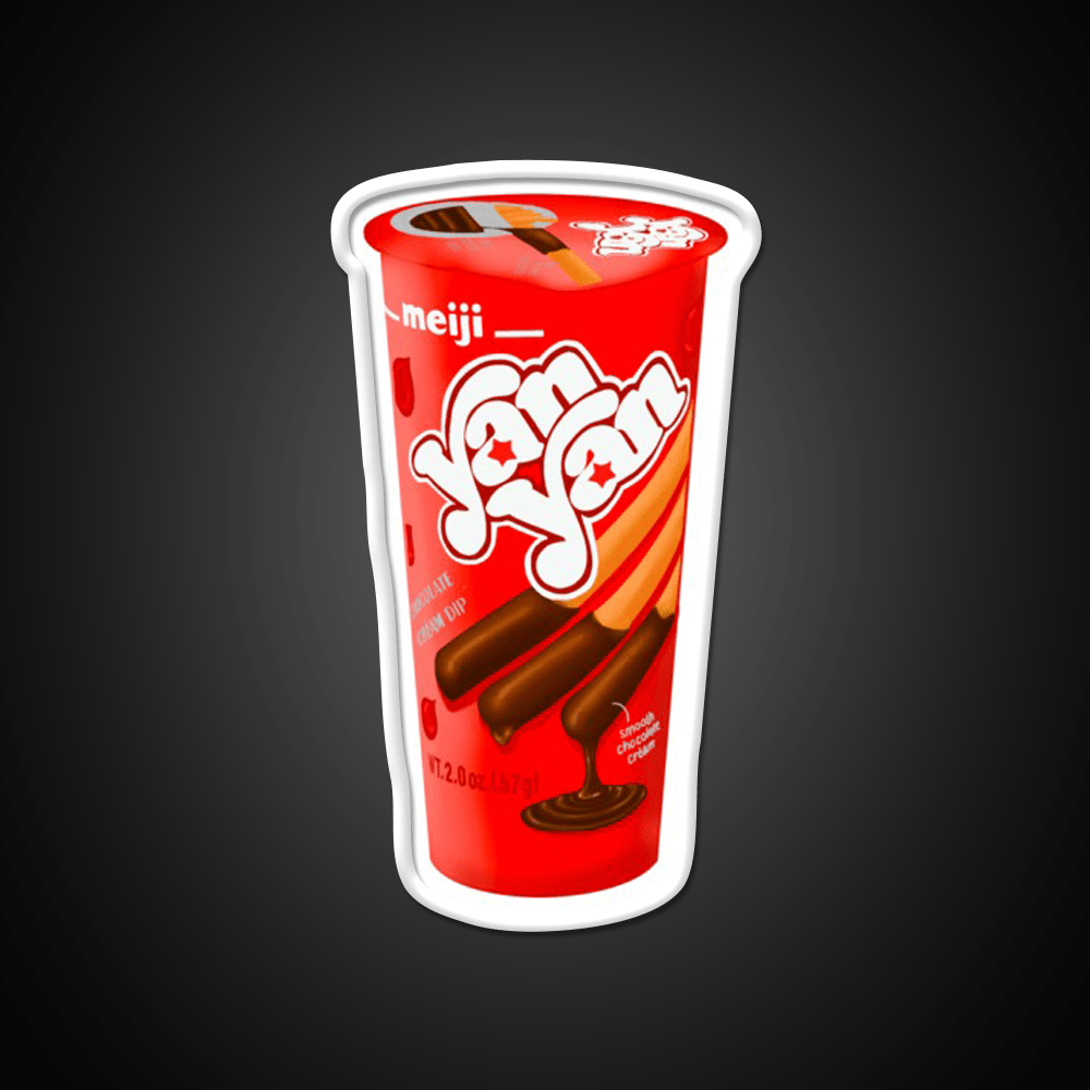 Chocolate Yan Yan Snack Food Led Neon Sign Rgb Color - Shineneon