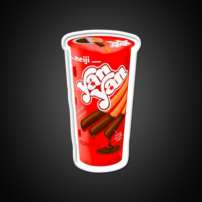 Chocolate Yan Yan Snack Food Led Neon Sign Rgb Color - Shineneon