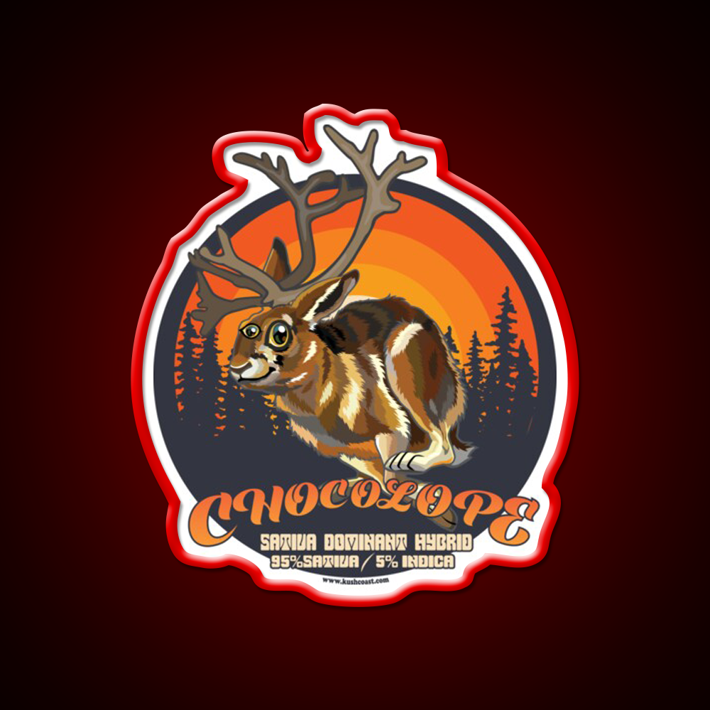 Chocolope Strain Art Hemp Inspired Green Leaf Led Neon Sign Rgb Color - LED neon sign view 10