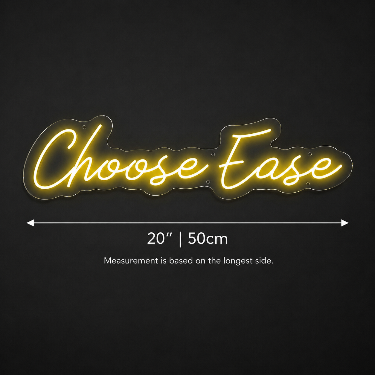 Choose Ease Wall Decor LED Neon Sign - 04 Size Image