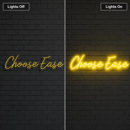 Choose Ease Wall Decor LED Neon Sign - 06 Day Night Comparison