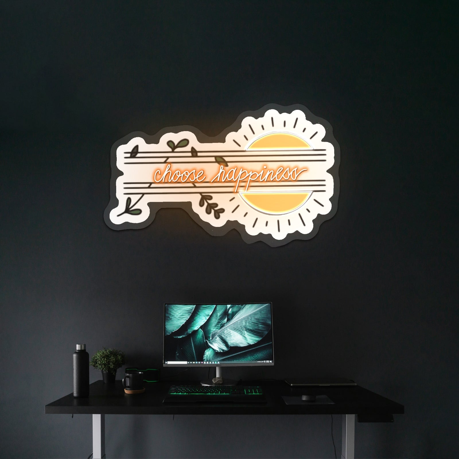 Choose Happiness Neon Sign Wall Art - Shineneon