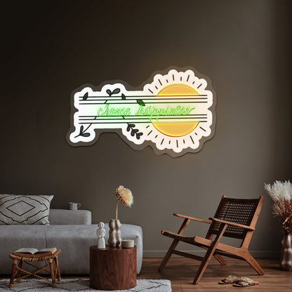 Choose Happiness Neon Sign Wall Art - Shineneon