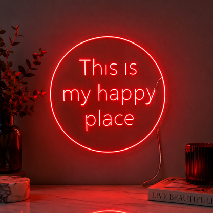Choose Happy Acrylic Wall Light LED Neon Sign - 02 High-Converting Product Image