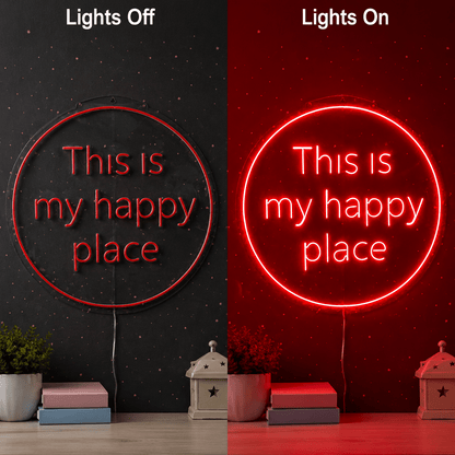 Choose Happy Acrylic Wall Light LED Neon Sign - Shineneon