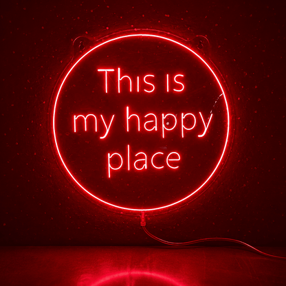 Choose Happy Acrylic Wall Light LED Neon Sign - Shineneon