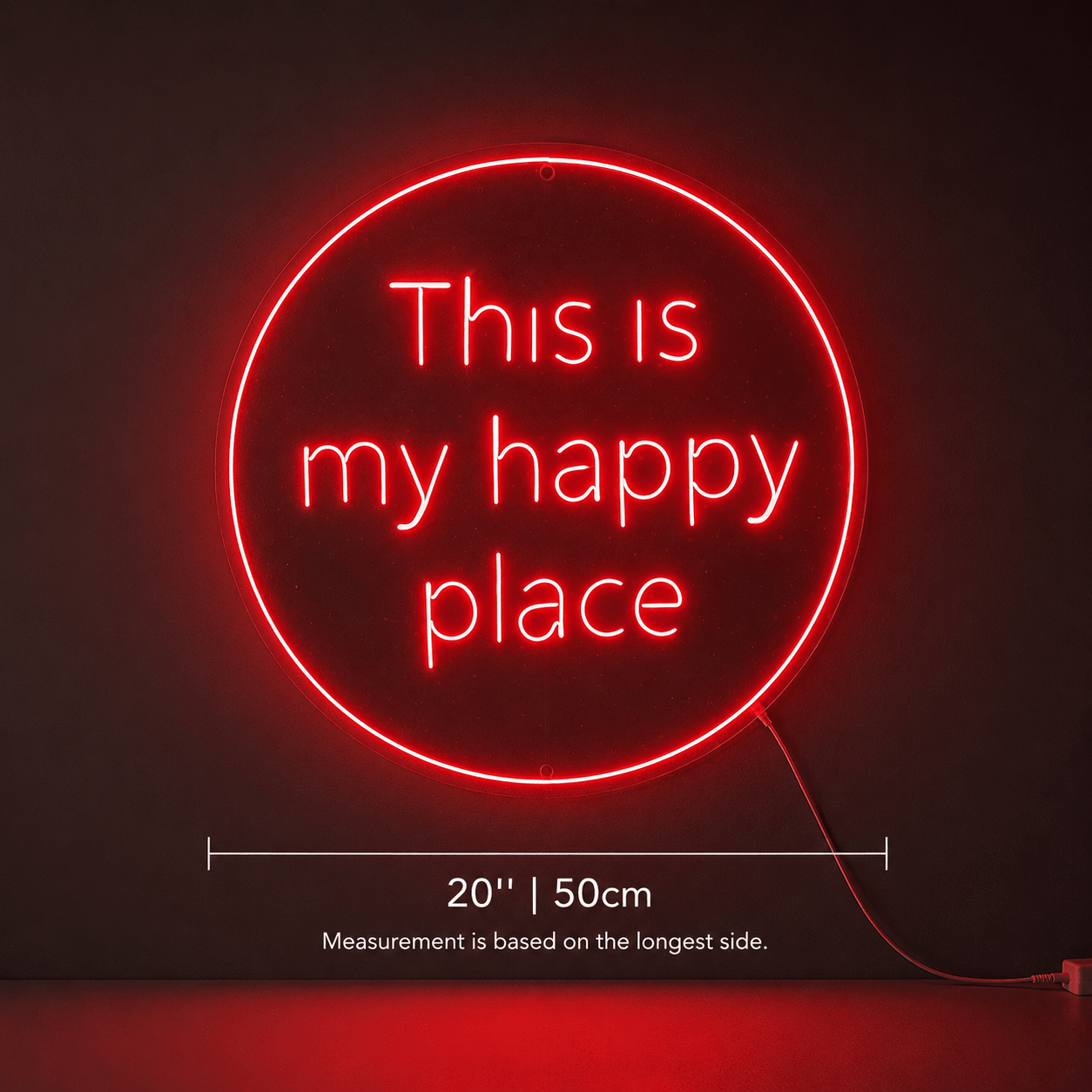Choose Happy Acrylic Wall Light LED Neon Sign - Shineneon