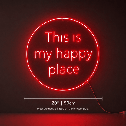 Choose Happy Acrylic Wall Light LED Neon Sign - Shineneon