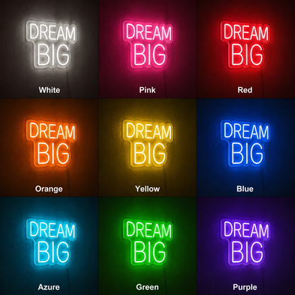Choose Happy Bedroom Wall Light LED Neon Sign - 05 Color Grid