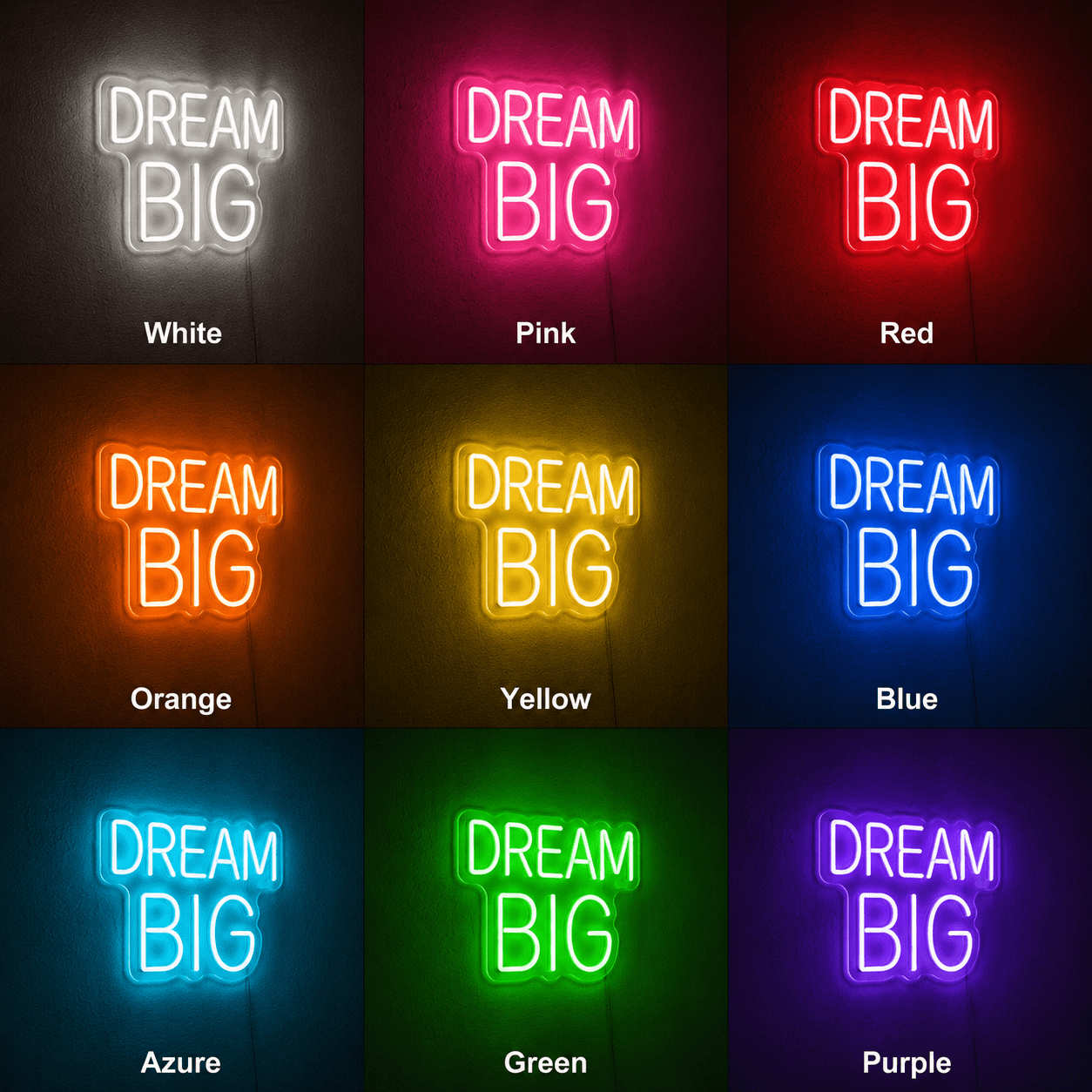 Choose Happy Bedroom Wall Light LED Neon Sign - Shineneon