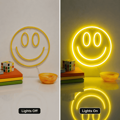 Choose Happy Handwritten Wall Decor LED Neon Sign - Shineneon