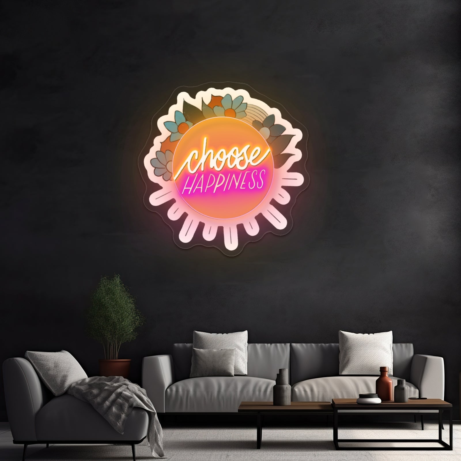 Choose Kindness Bouquet Neon Signs For Led Neon - Shineneon