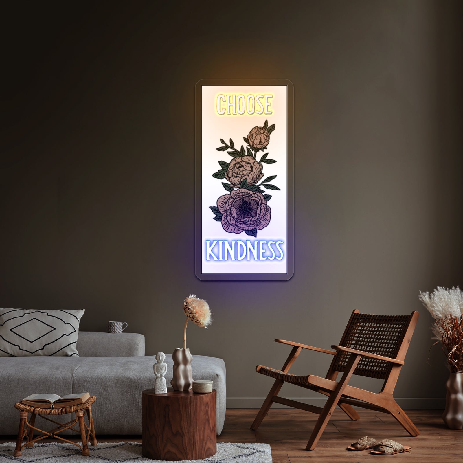 Choose Kindness Neon Signs Neon Signs For Neon Sign Wall Art - Shineneon