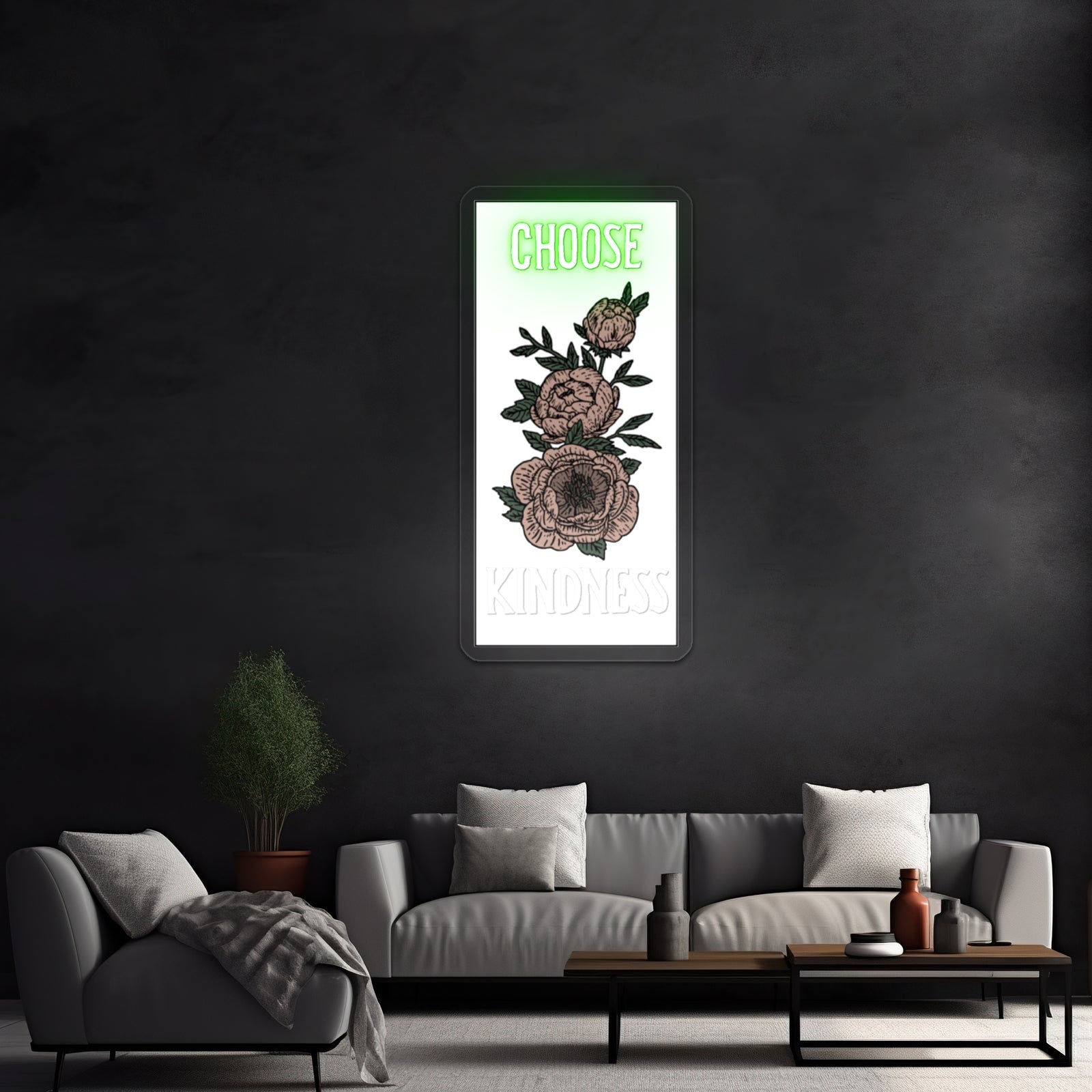 Choose Kindness Neon Signs Neon Signs For Neon Sign Wall Art - Shineneon