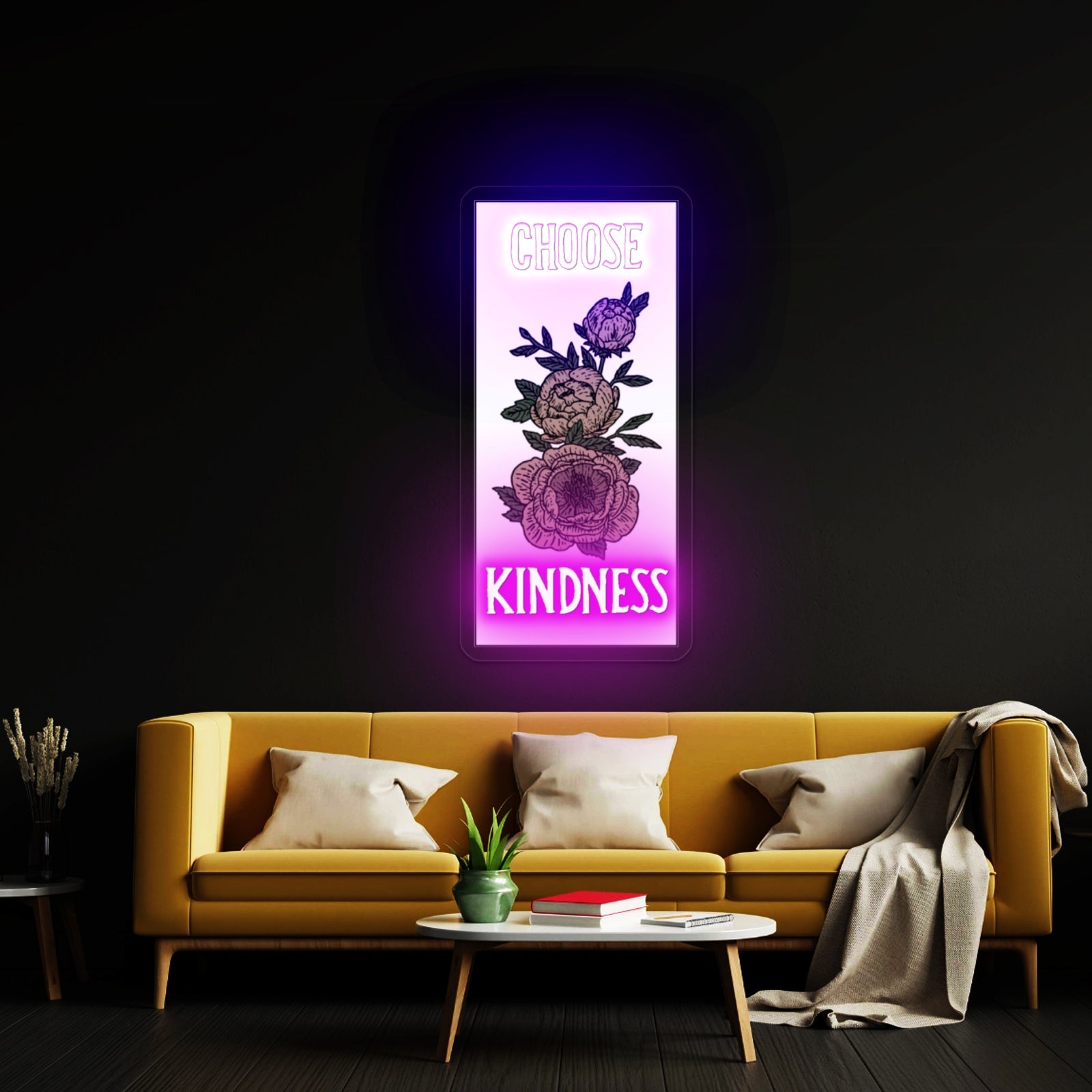 Choose Kindness Neon Signs Neon Signs For Neon Sign Wall Art - Shineneon
