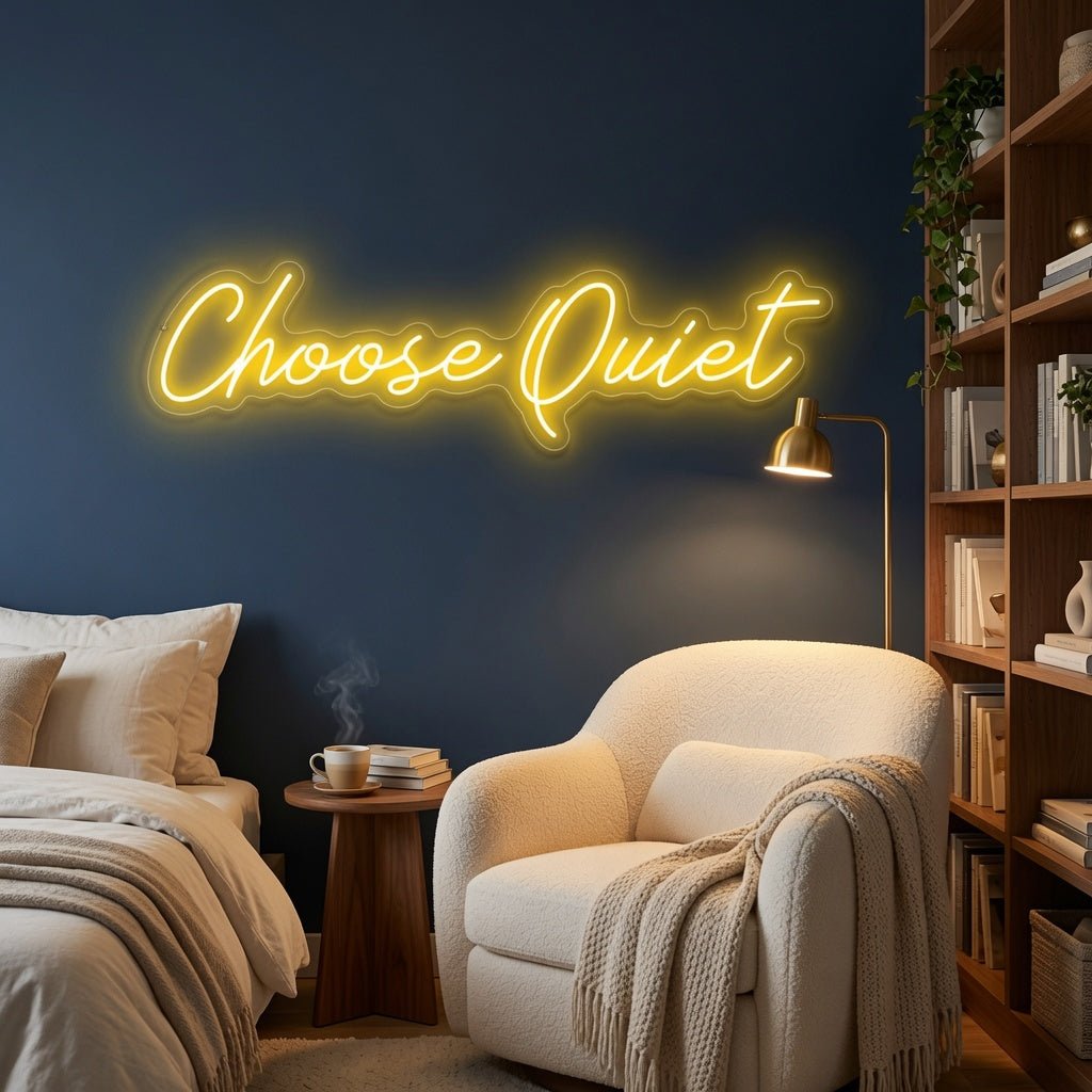 Choose Quiet LED Neon Sign - Shineneon