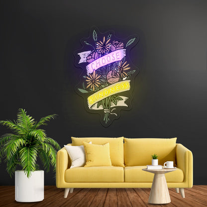 Choose To Be Courageous Lion Neon Signs For Led Signs For Room - Shineneon