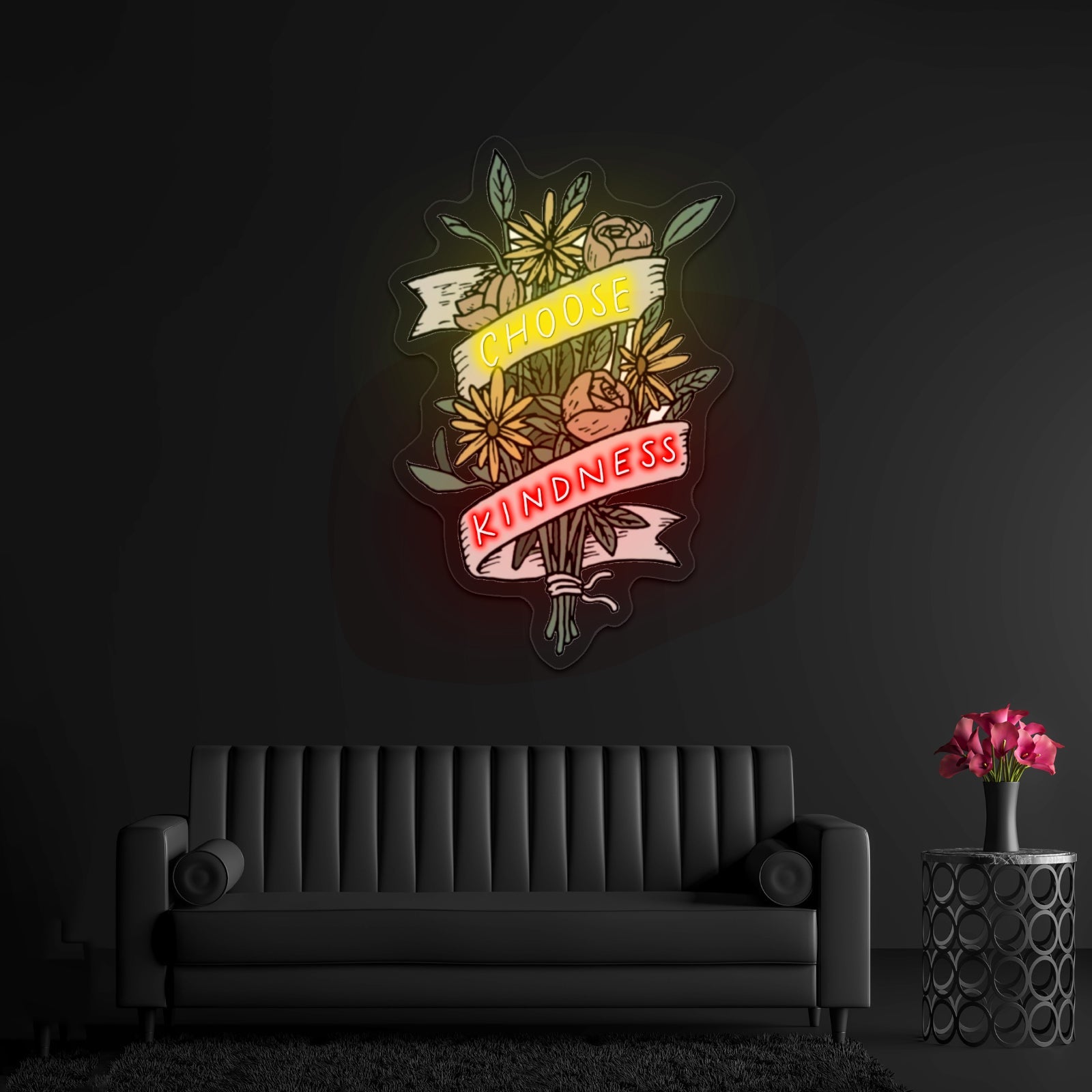 Choose To Be Courageous Lion Neon Signs For Led Signs For Room - Shineneon