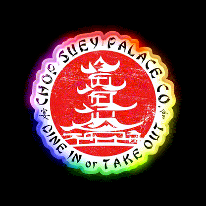 Chop Suey Palace Led Neon Sign Chinese Food Rgb Color