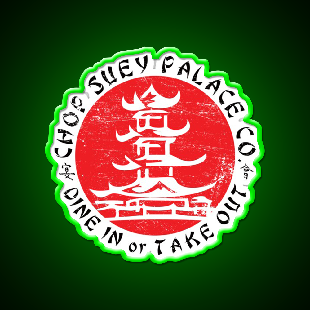 Chop Suey Palace Led Neon Sign Chinese Food Rgb Color
