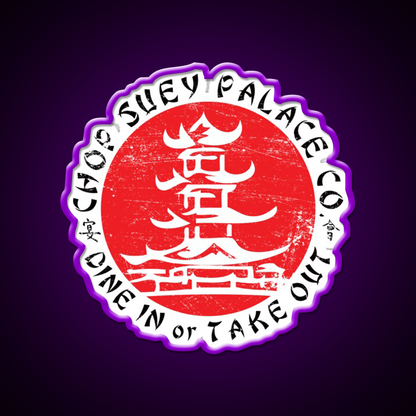 Chop Suey Palace Led Neon Sign Chinese Food Rgb Color