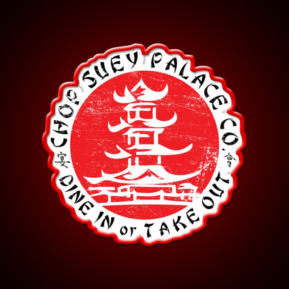 Chop Suey Palace Led Neon Sign Chinese Food Rgb Color