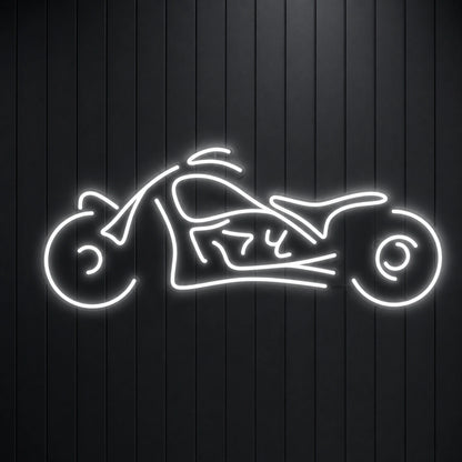 Chopper Motorcycle Side Profile LED Neon Sign Home Bar Wall Decoration main product image