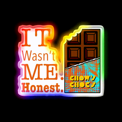 Chowlets Chocolate Man Cave Bar Led Neon Sign Rgb Color