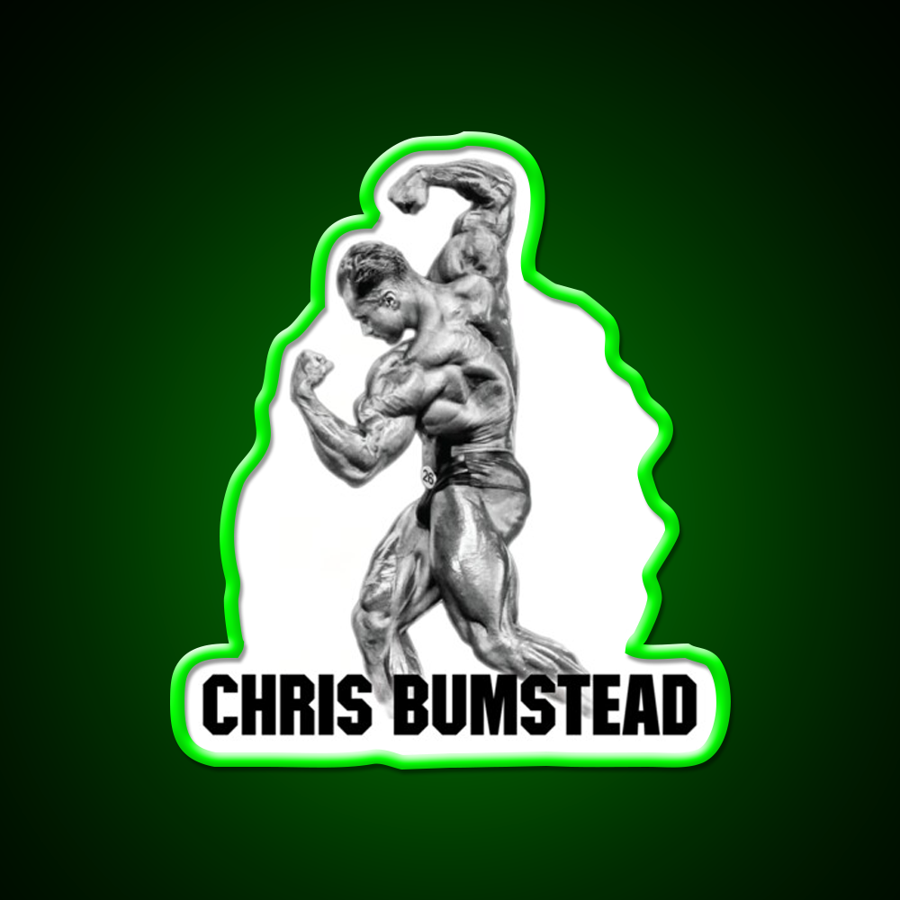 Chris Bumstead Cbum Arnold Pose Gym Fitness Led Neon Sign Rgb Color - LED neon sign view 8