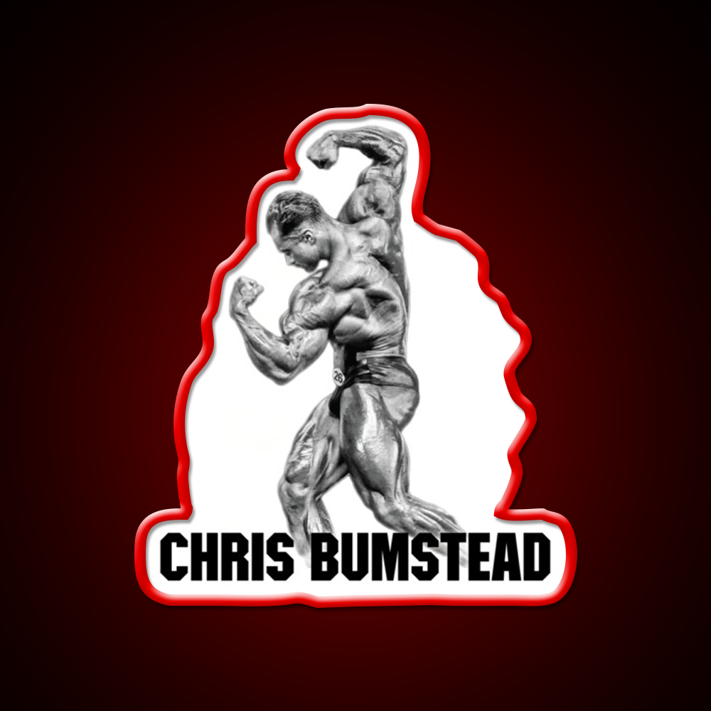 Chris Bumstead Cbum Arnold Pose Gym Fitness Led Neon Sign Rgb Color - LED neon sign view 10