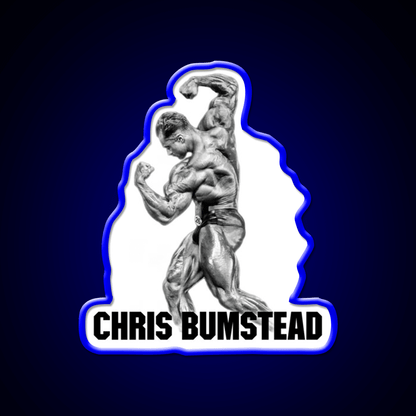 Chris Bumstead Cbum Arnold Pose Gym Fitness Led Neon Sign Rgb Color - Shineneon