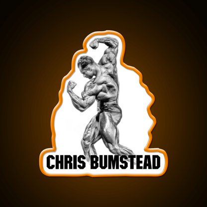Chris Bumstead Cbum Arnold Pose Gym Fitness Led Neon Sign Rgb Color - Shineneon