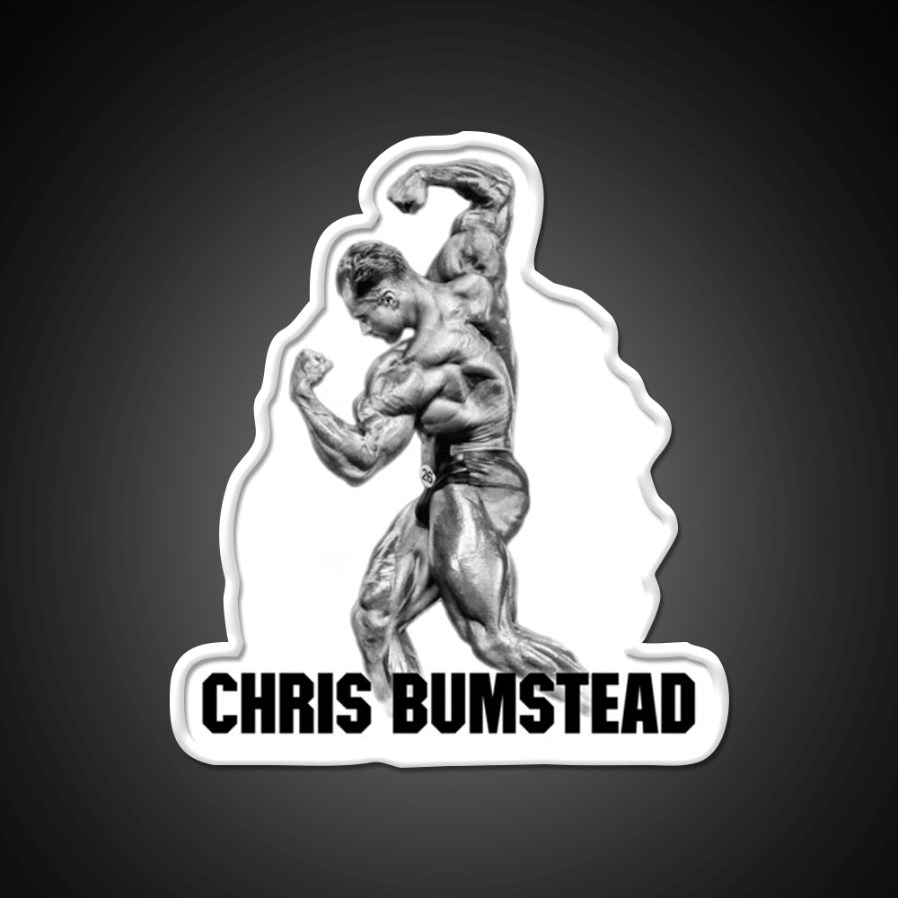 Chris Bumstead Cbum Arnold Pose Gym Fitness Led Neon Sign Rgb Color - Shineneon